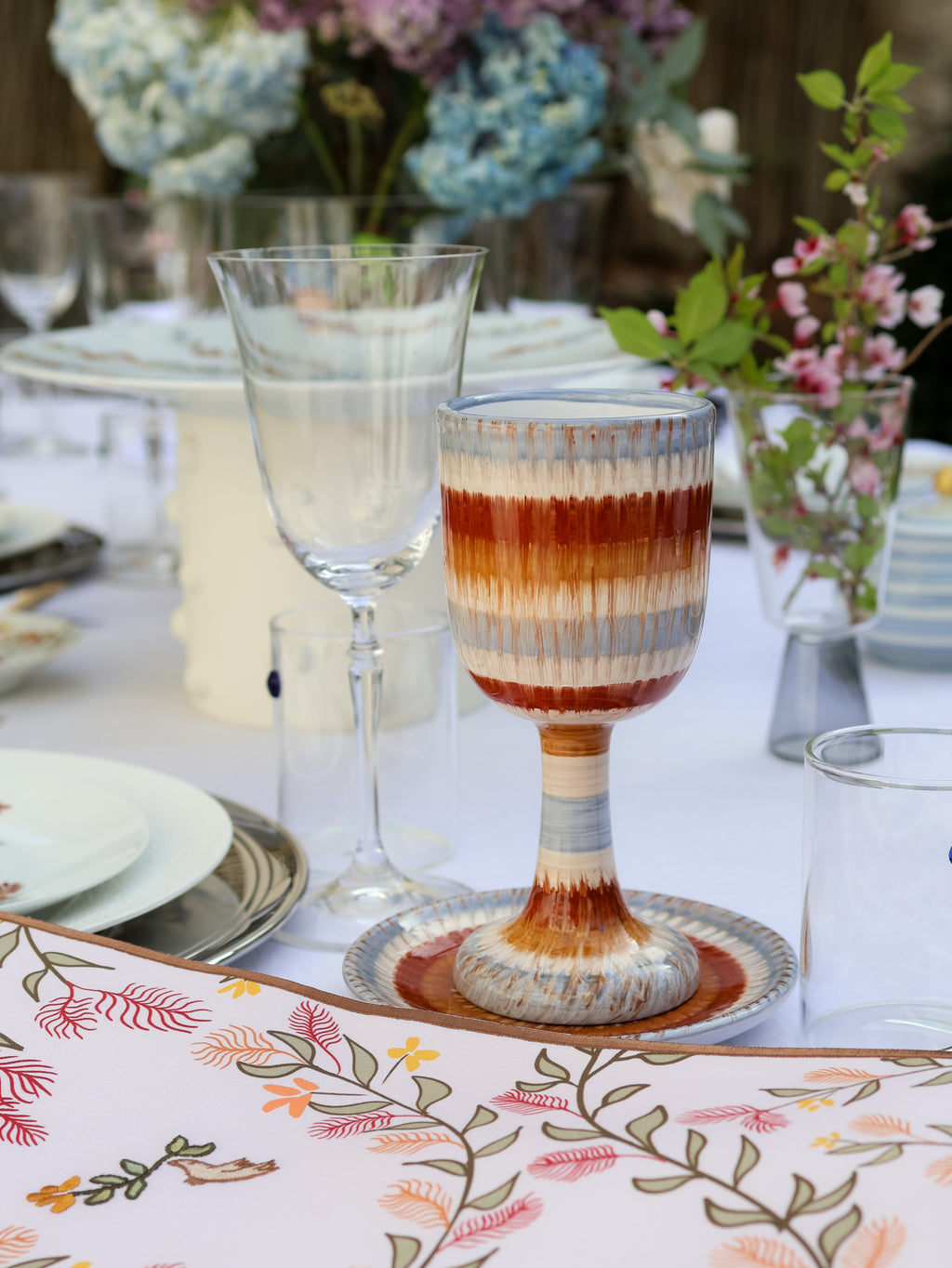 Verre de kiddouch en céramique