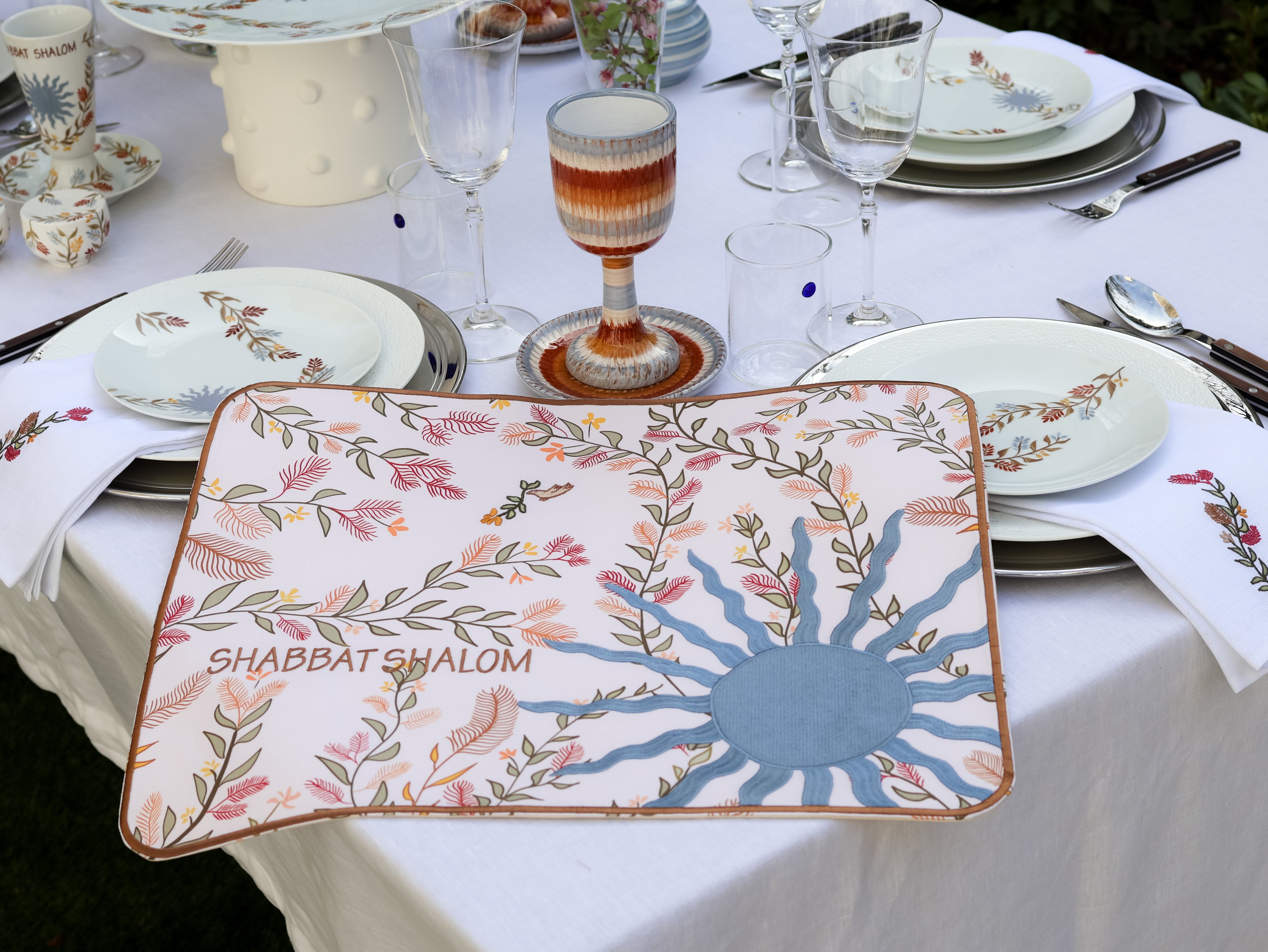 Tapis de Shabbat Hélios